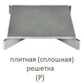 Плитная (сплошная) решетка из нержавеющей стали